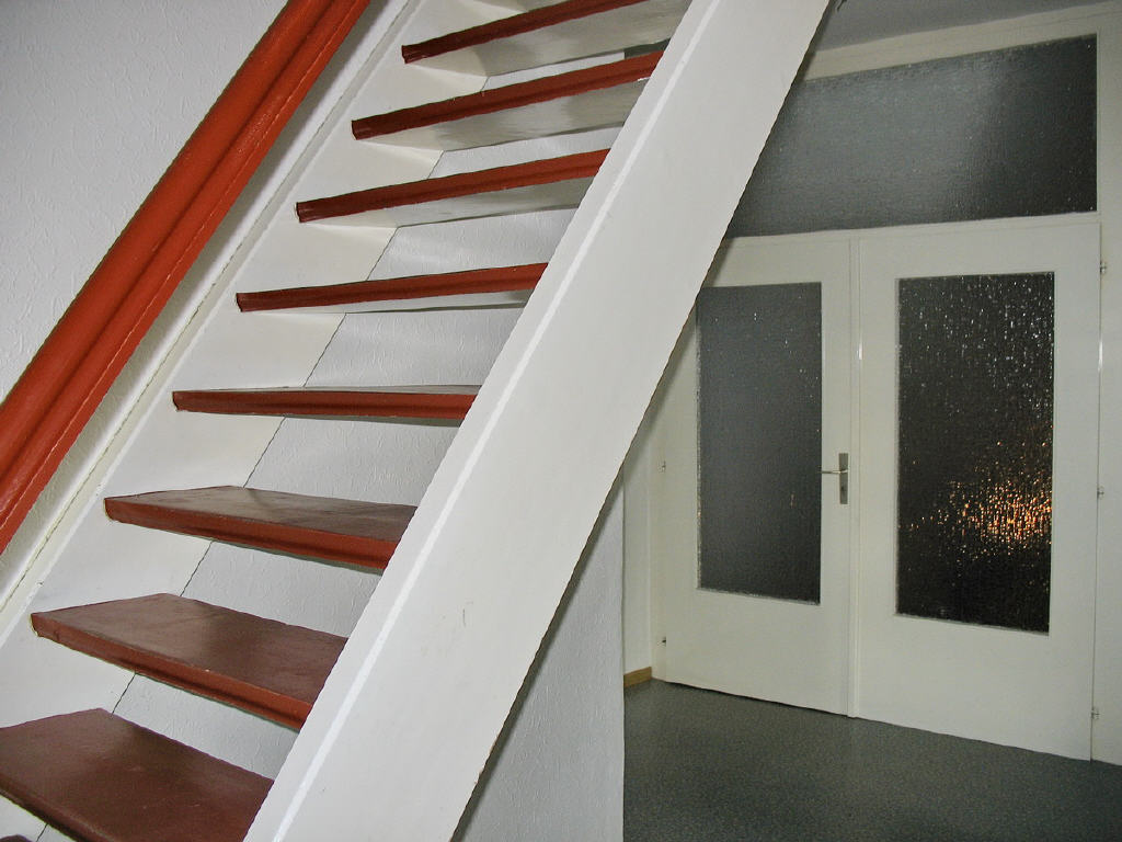 Treppenaufgang auf den nutzbaren Dachboden