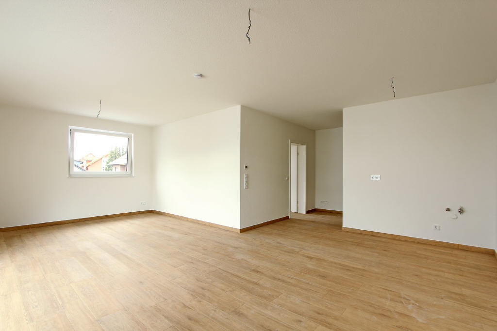 35 m² großer Wohn-/Küchenbereich